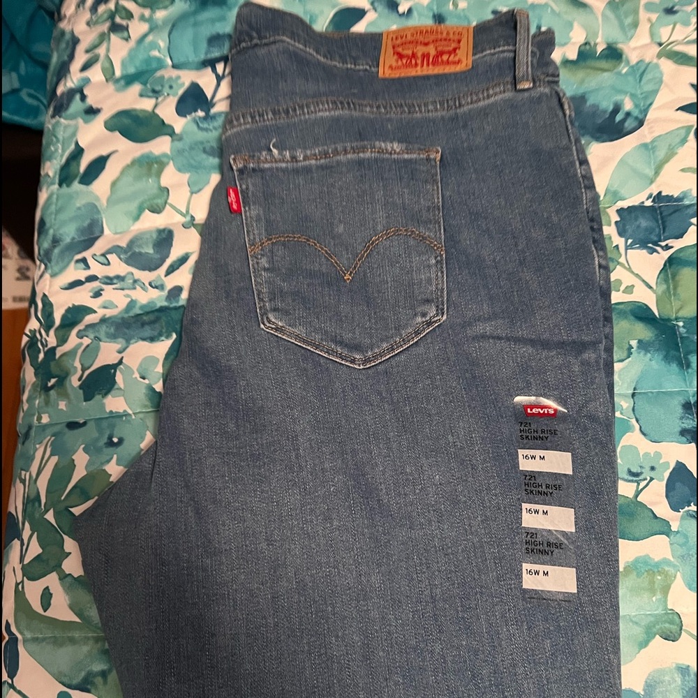 Levi 721 High Rise Skinny jeans